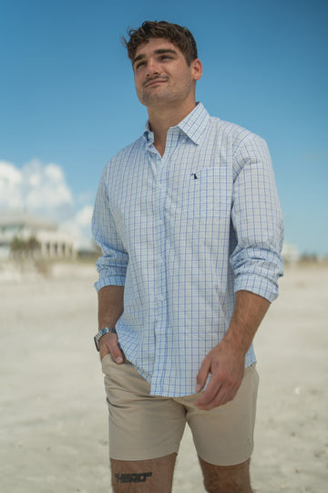 Taylor Dress Shirt - Blu/Purple/Navy