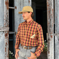 FALL FOLIAGE TATTERSALL SPORT SHIRT