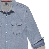 Hero Solid Twill Knit Flannel Shirt