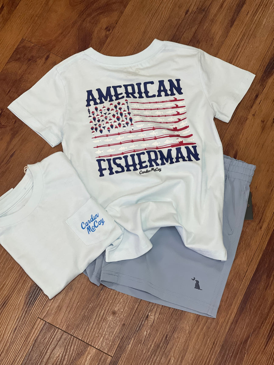 Kids American Fisherman Shortsleeve