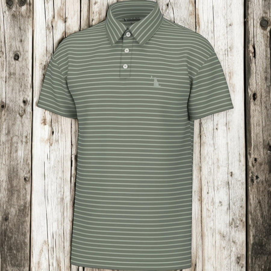 Breathable Olive & Sage Fall Polo