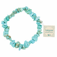 True Turquoise Chip Stretch Bracelet